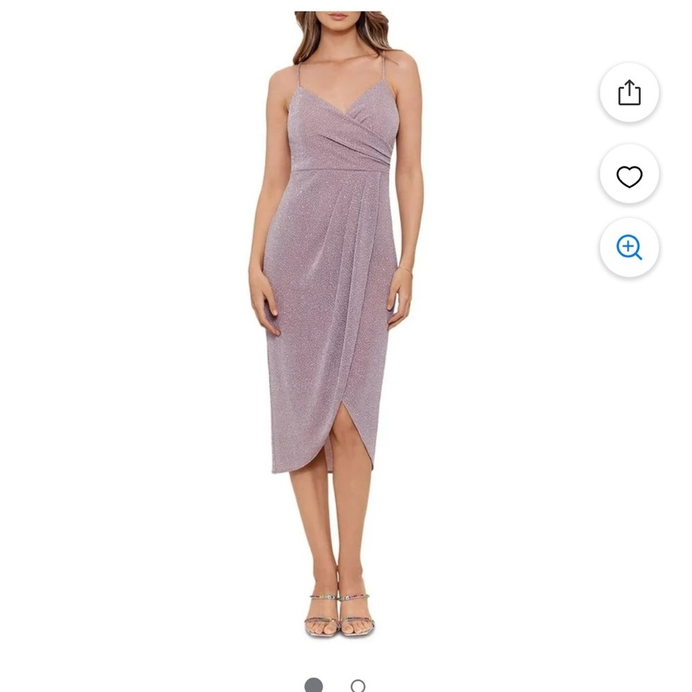 NWT Aqua Elegant taupe cocktail Dress size 4**** read description